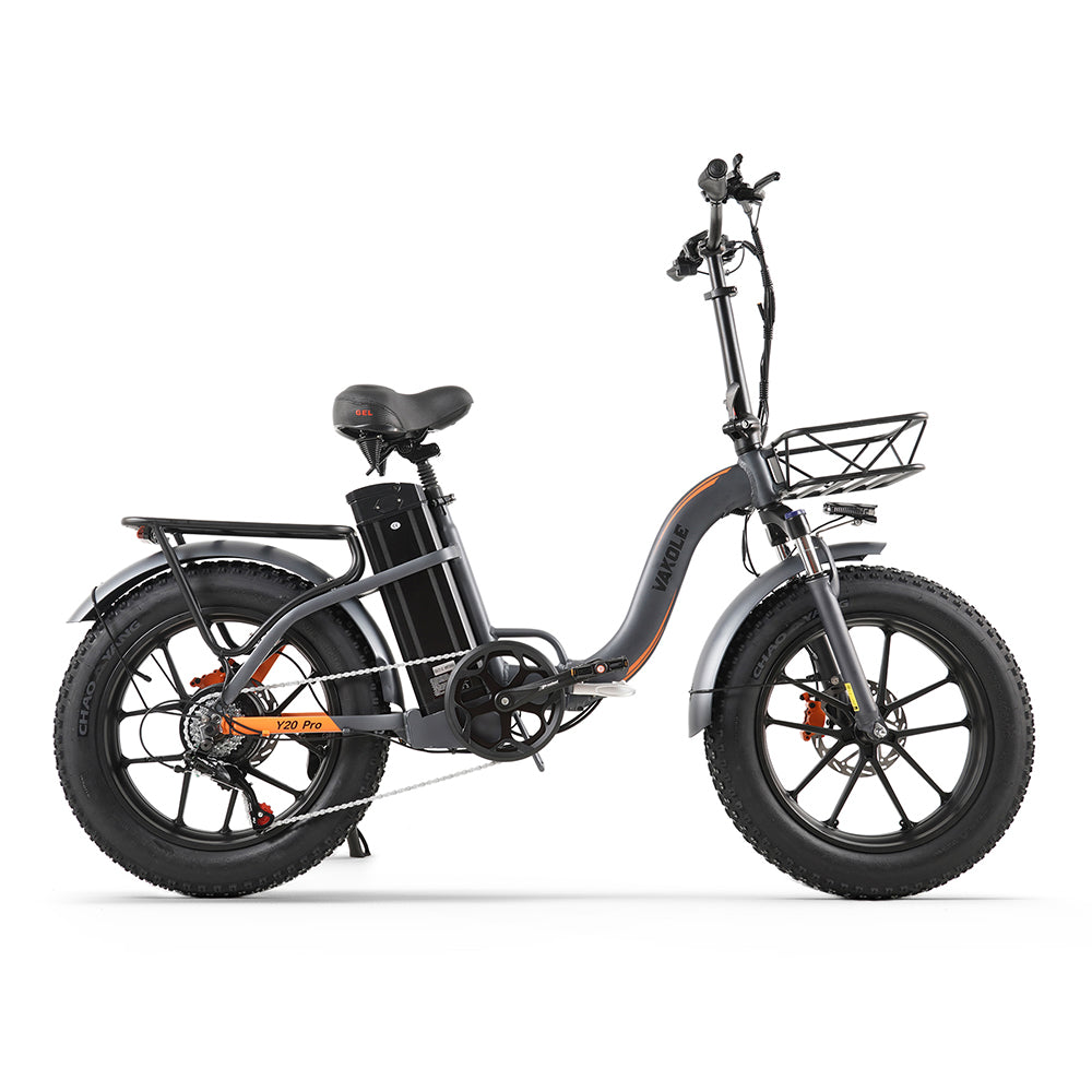 Vakole Y20 Pro 20" Fat Bike 1440Wh Foldable Step-through E-bike 48V 30Ah Battery