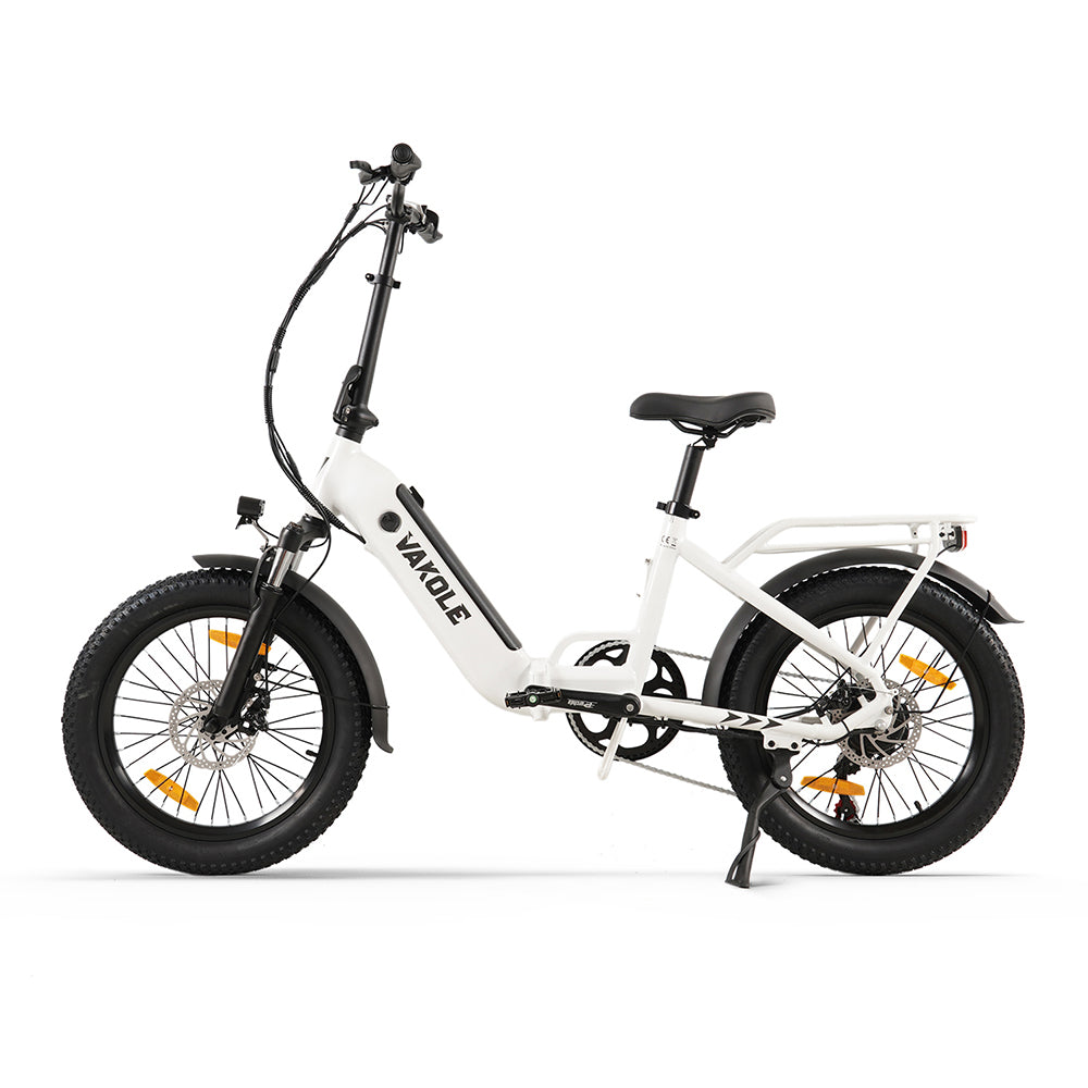 Vakole VT4 2025 Version 250W 20" Foldable Electric Bike 468Wh Compact Step-through E-bike 36V 13Ah Battery