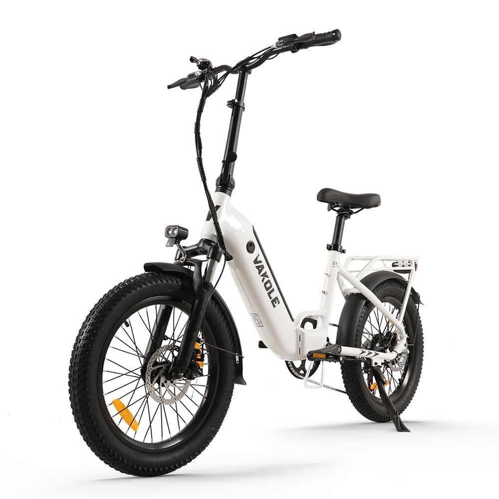 Vakole VT4 2025 Version 250W 20" Foldable Electric Bike 468Wh Compact Step-through E-bike 36V 13Ah Battery