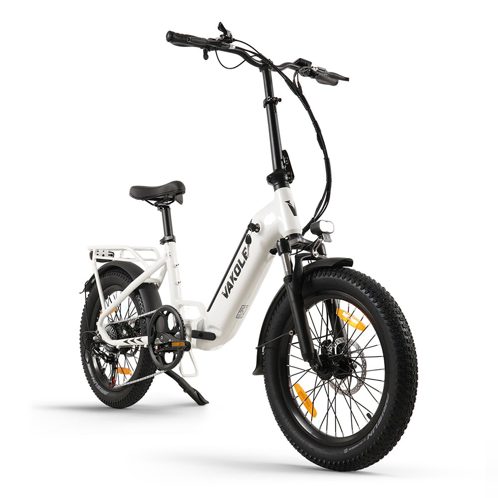 Vakole VT4 2025 Version 250W 20" Foldable Electric Bike 468Wh Compact Step-through E-bike 36V 13Ah Battery