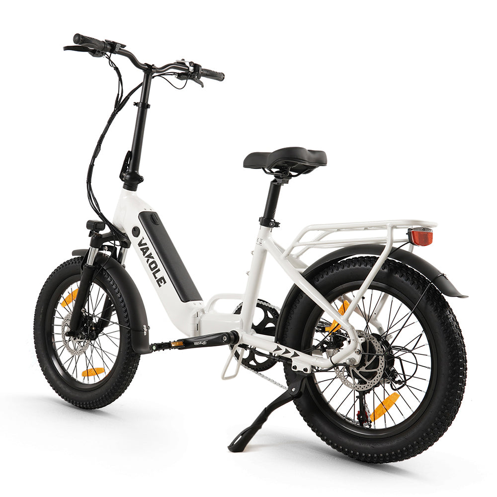 Vakole VT4 2025 Version 250W 20" Foldable Electric Bike 468Wh Compact Step-through E-bike 36V 13Ah Battery