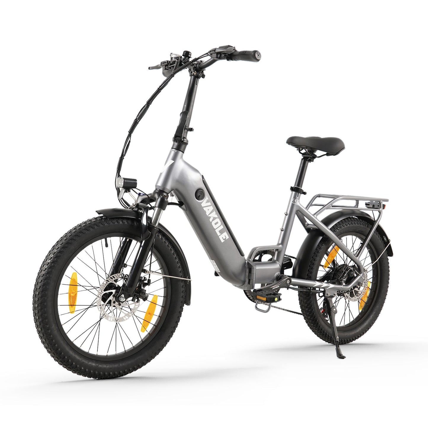 Vakole VT4 2025 Version 250W 20" Foldable Electric Bike 468Wh Compact Step-through E-bike 36V 13Ah Battery
