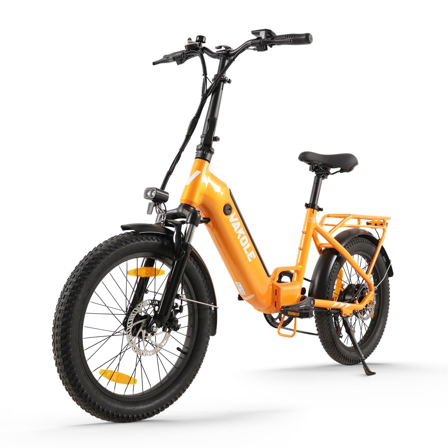 Vakole VT4 2025 Version 250W 20" Foldable Electric Bike 468Wh Compact Step-through E-bike 36V 13Ah Battery