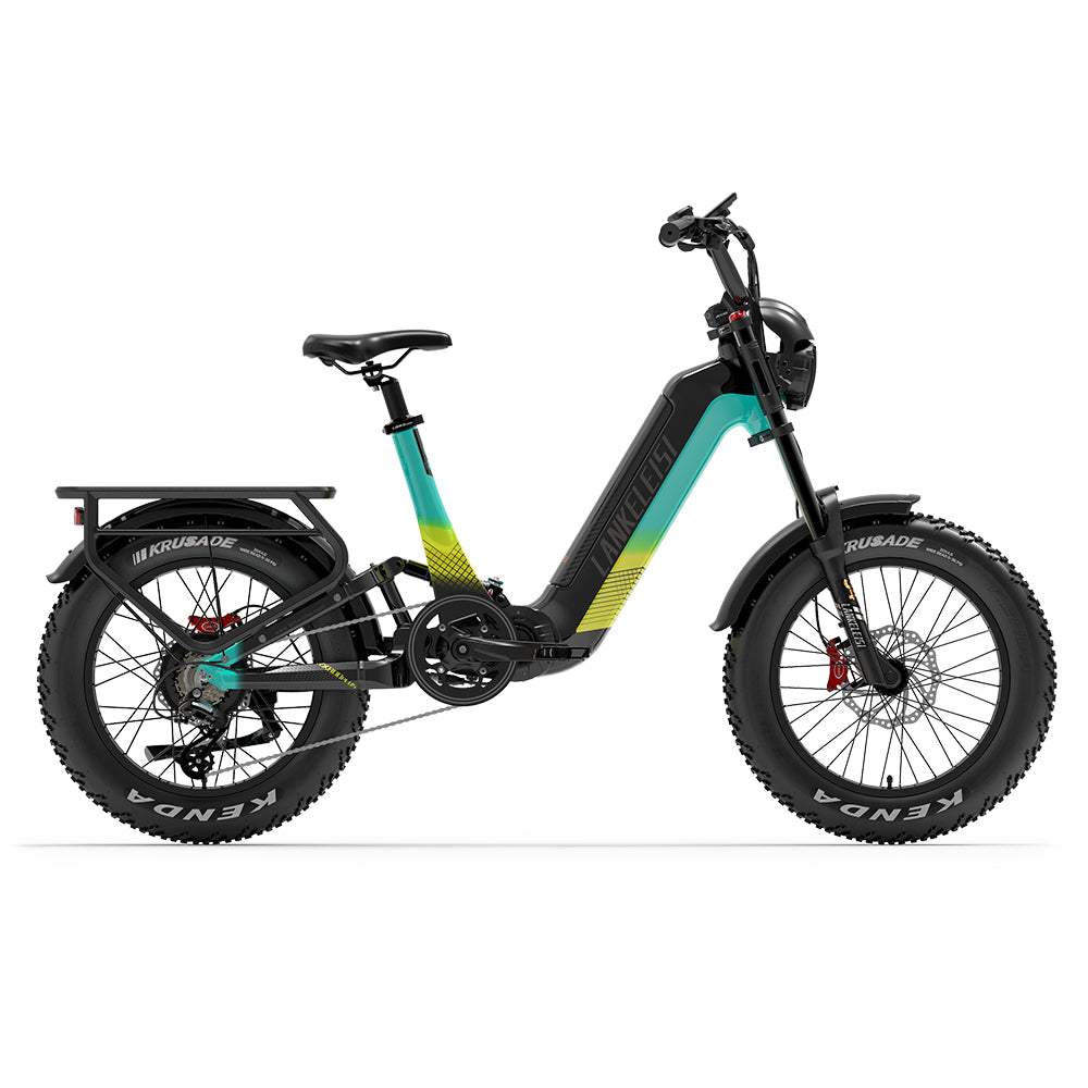 Lankeleisi RX800 Plus 2025 Version 1000W 20" Fat Bike 960Wh Full Suspension Electric Bike with Torque Sensor 48V 20Ah Battery SUV E-Bike