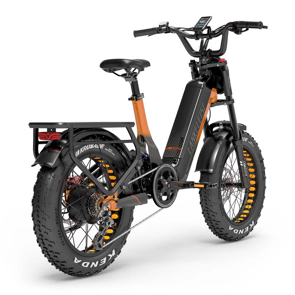 Lankeleisi RX800 Plus 2025 Version 1000W 20" Fat Bike 960Wh Full Suspension Electric Bike with Torque Sensor 48V 20Ah Battery SUV E-Bike