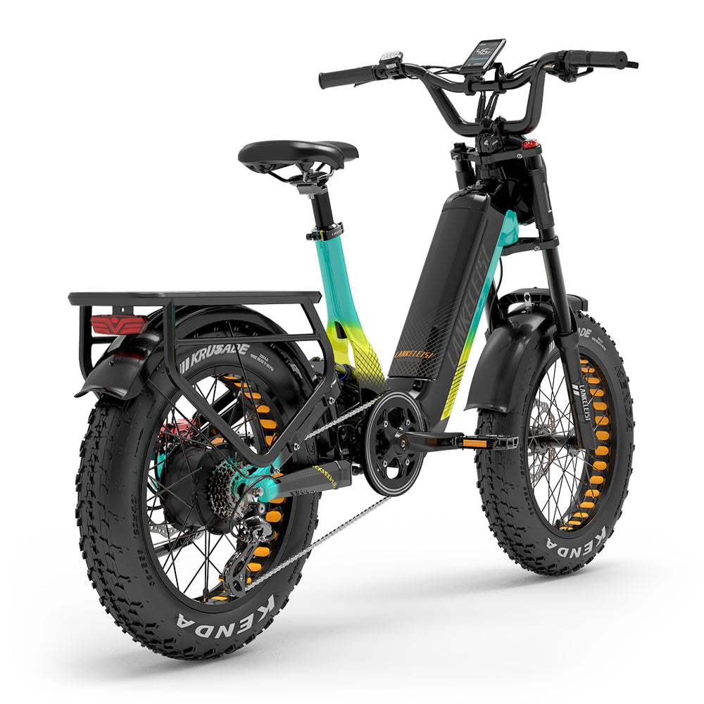 Lankeleisi RX800 Plus 2025 Version 1000W 20" Fat Bike 960Wh Full Suspension Electric Bike with Torque Sensor 48V 20Ah Battery SUV E-Bike