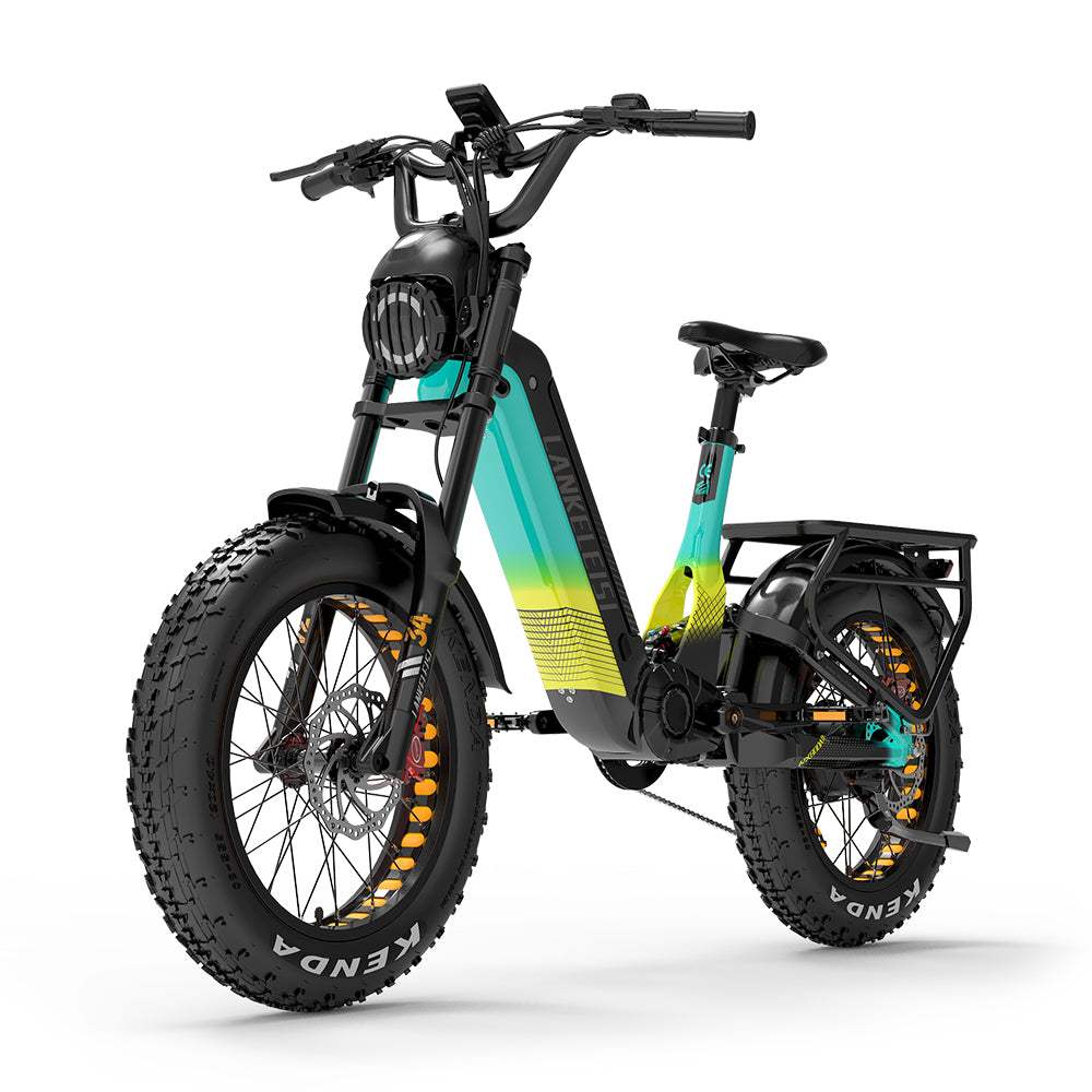 Lankeleisi RX800 Plus 2025 Version 1000W 20" Fat Bike 960Wh Full Suspension Electric Bike with Torque Sensor 48V 20Ah Battery SUV E-Bike