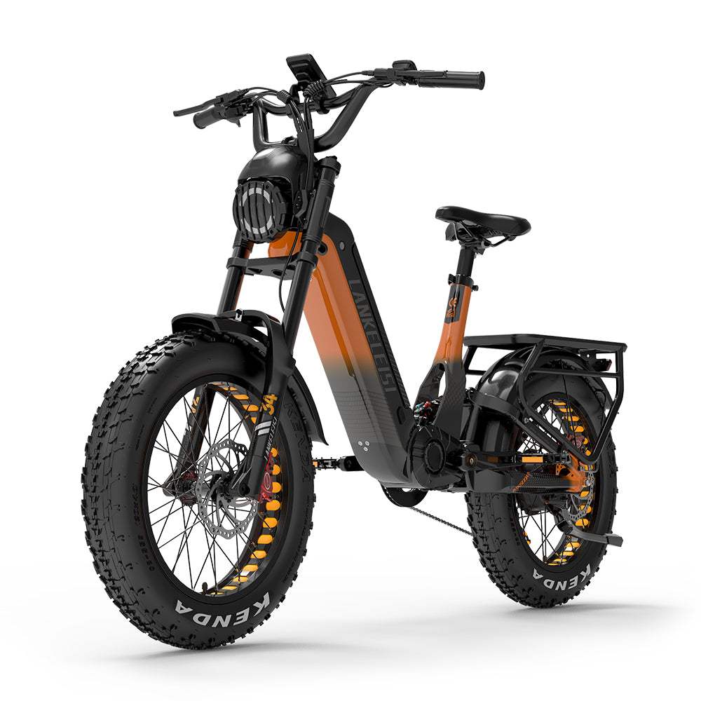 Lankeleisi RX800 Plus 2025 Version 1000W 20" Fat Bike 960Wh Full Suspension Electric Bike with Torque Sensor 48V 20Ah Battery SUV E-Bike