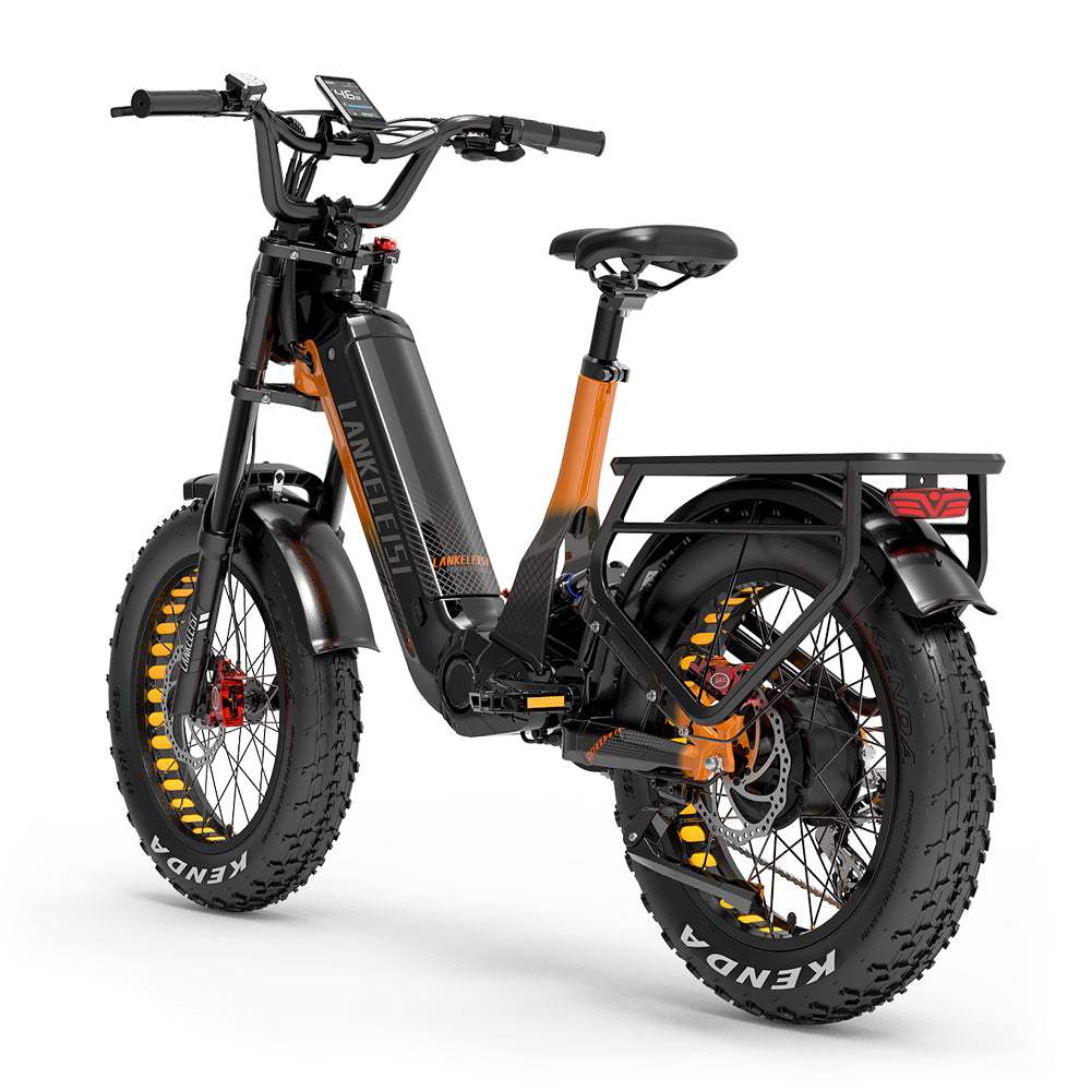 Lankeleisi RX800 Plus 2025 Version 1000W 20" Fat Bike 960Wh Full Suspension Electric Bike with Torque Sensor 48V 20Ah Battery SUV E-Bike