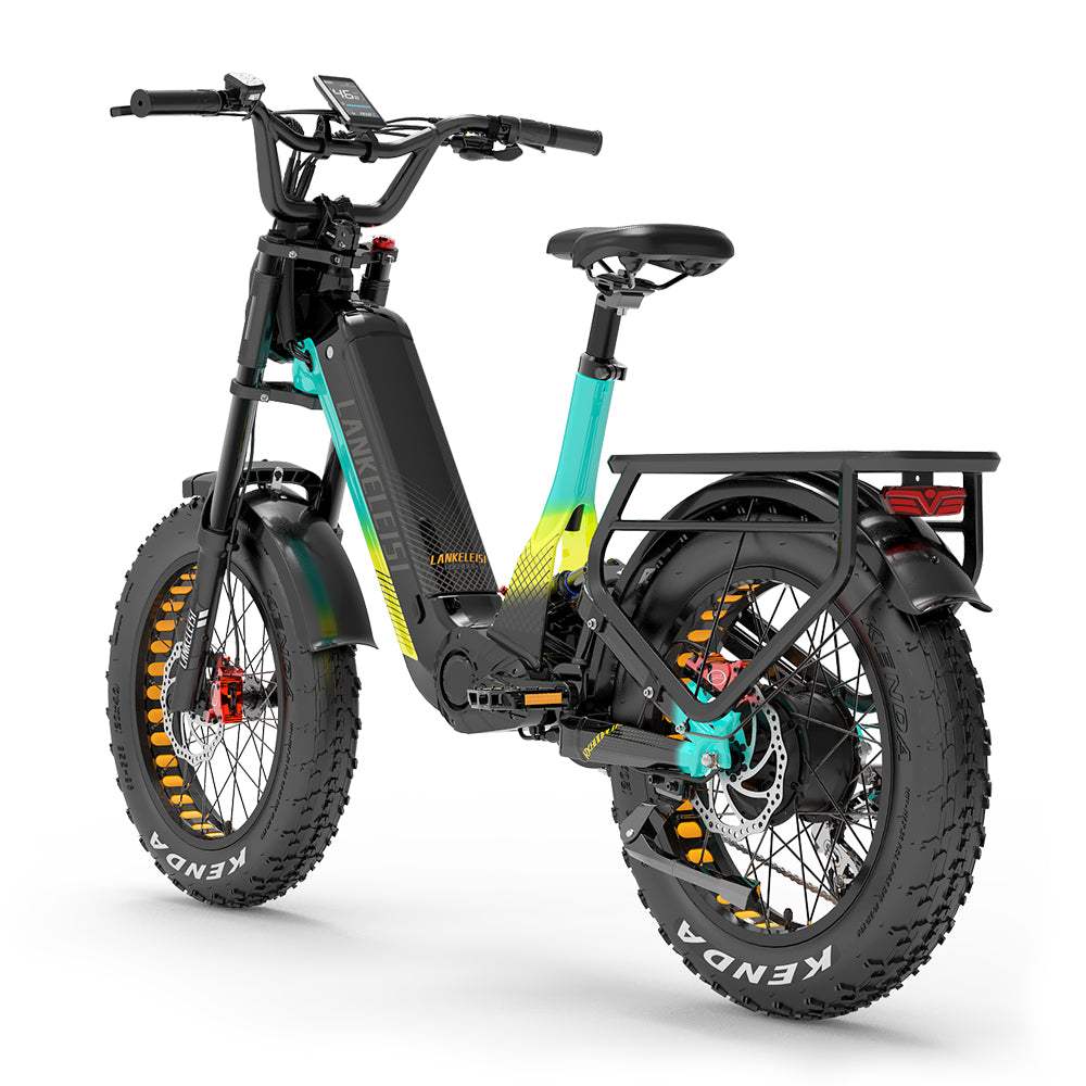 Lankeleisi RX800 Plus 2025 Version 1000W 20" Fat Bike 960Wh Full Suspension Electric Bike with Torque Sensor 48V 20Ah Battery SUV E-Bike
