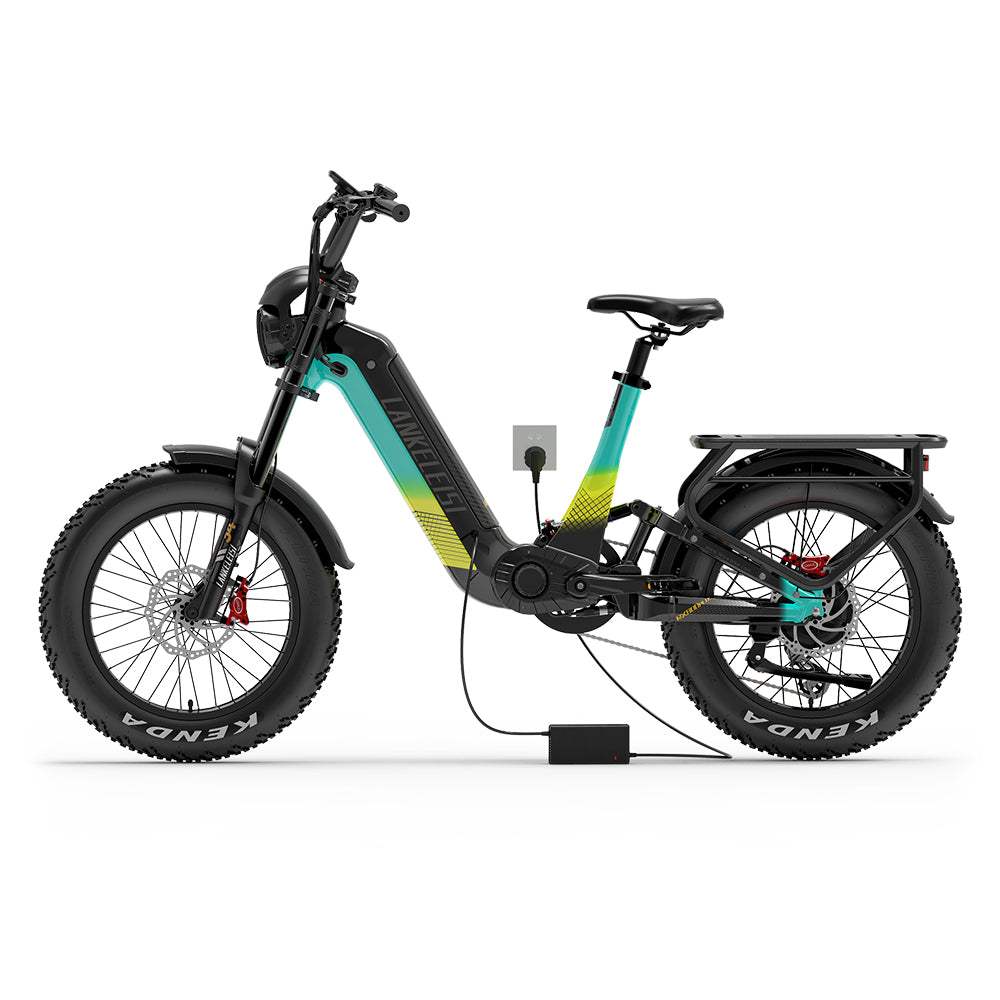 Lankeleisi RX800 Plus 2025 Version 1000W 20" Fat Bike 960Wh Full Suspension Electric Bike with Torque Sensor 48V 20Ah Battery SUV E-Bike