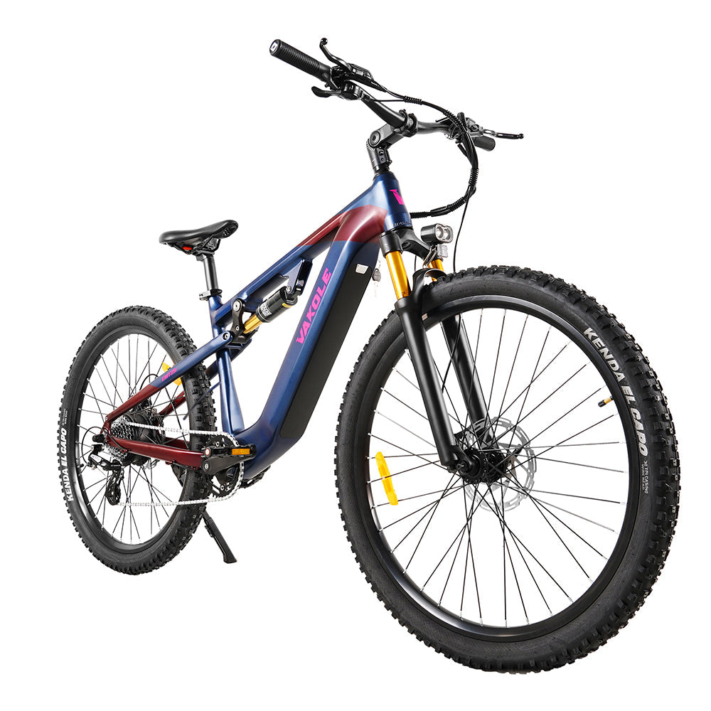 Vakole EMT29 250W 29" E-Mountain Bike 720Wh Cross-Country Full Suspension EMTB with Torque Sensor 48V 15Ah Battery