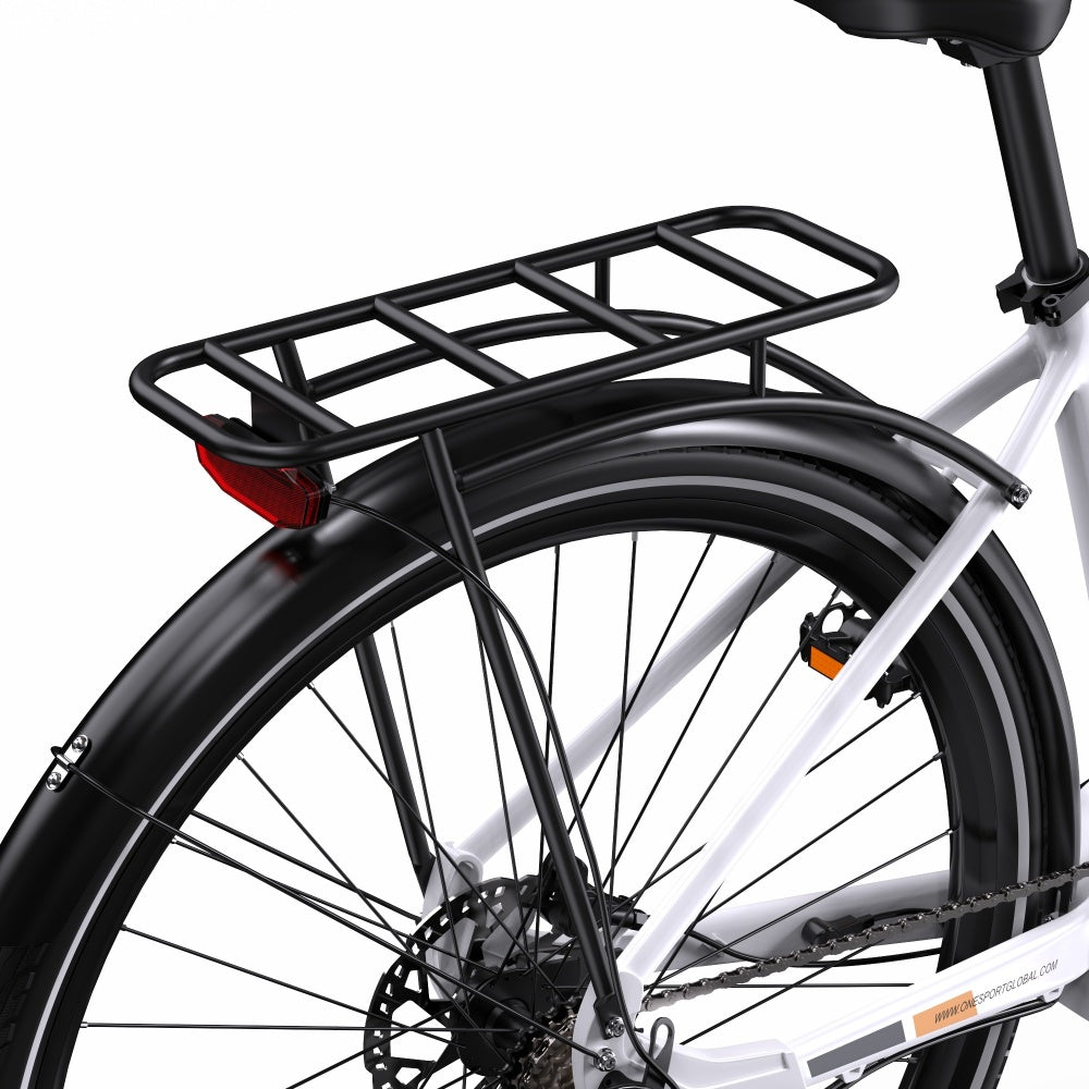 OneSport OT07 250W Bafang Mid-drive Motor 700*45C Trekking Bike City 374Wh E-bike With Torque Sensor