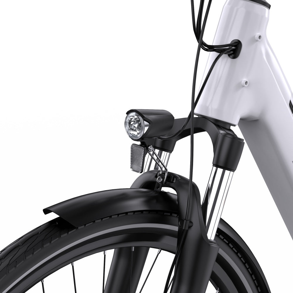 OneSport OT07 250W Bafang Mid-drive Motor 700*45C Trekking Bike City 374Wh E-bike With Torque Sensor