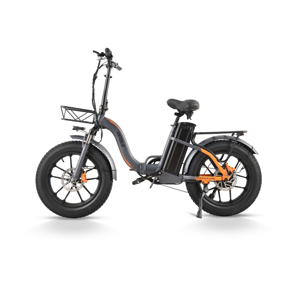 Vakole Y20 Pro 20" Fat Bike 1440Wh Foldable Step-through E-bike 48V 30Ah Battery
