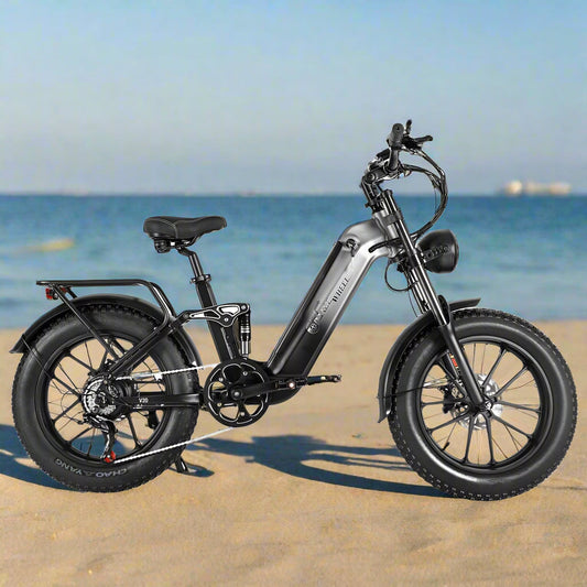 CMACEWHEEL V20 750W 20" Fat Bike 960Wh Full Suspension E-bike with Torque Sensor 48V 20Ah Battery - Buybestgear