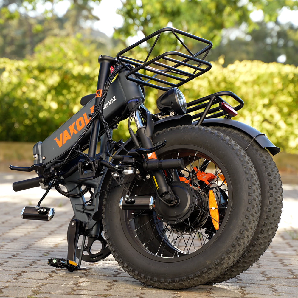 Vakole CO20 MAX 750W*2 Dual Motor 20" Folding Fat Bike 960Wh with Torque Sensor 20Ah Battery