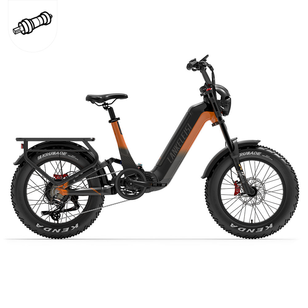 Lankeleisi RX800 Plus 2025 Version 1000W 20" Fat Bike 960Wh Full Suspension Electric Bike with Torque Sensor 48V 20Ah Battery SUV E-Bike