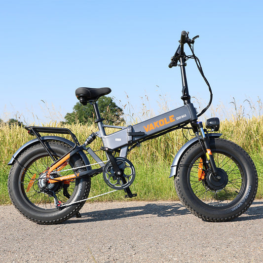 Vakole CO20 MAX 750W*2 Dual Motor 20" Folding Fat Bike 960Wh with Torque Sensor 20Ah Battery